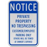 Customer Employee Parking Only